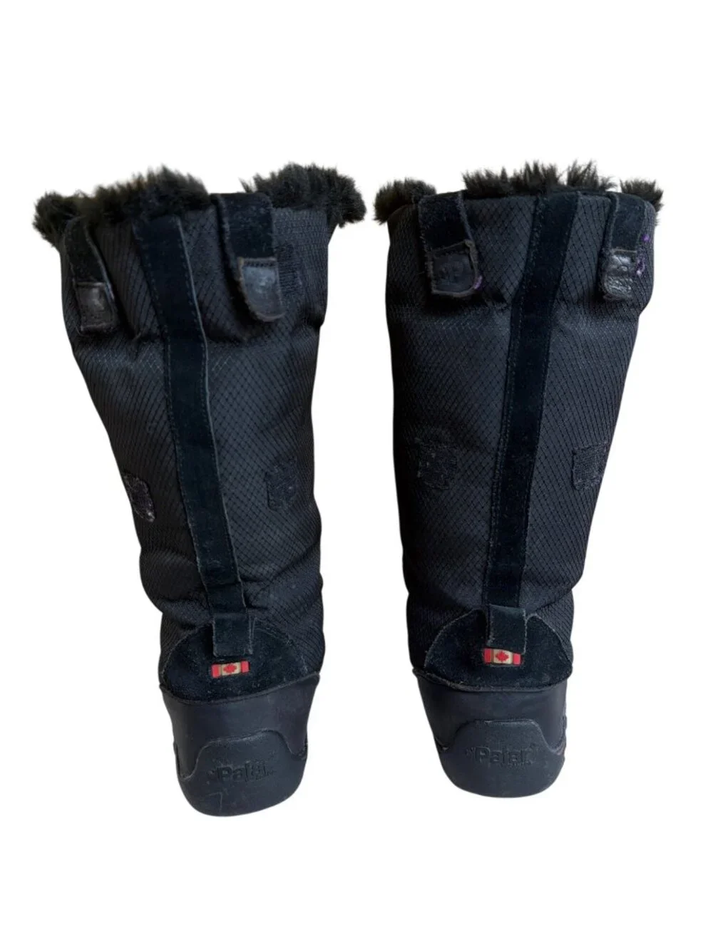 Pajar Genevieve Snow Boot 10 Black Faux Fur -30